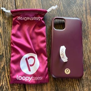 *GENTLY USED* Loopy Case - Wine - iPhone 11/XR
